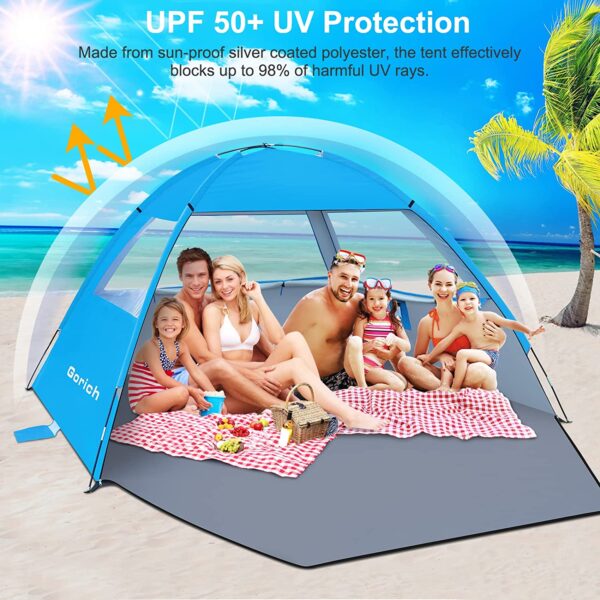 Gorich Beach Tent Sun Smart Shade Solution2