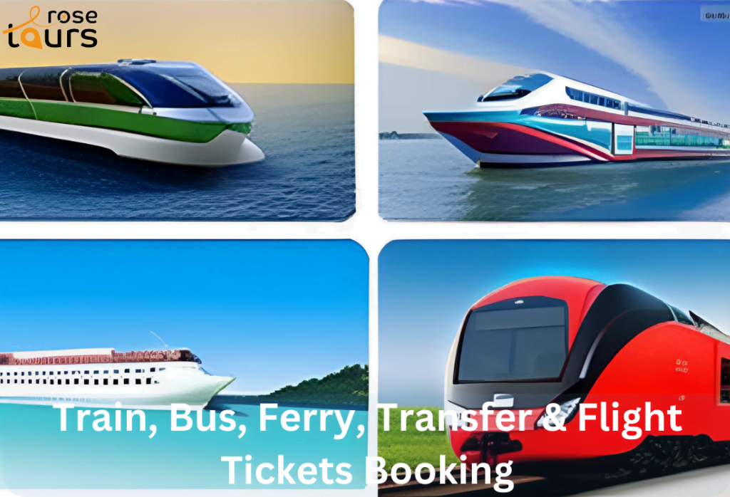 Train Bus Ferry Transfer Flight Tickets Booking